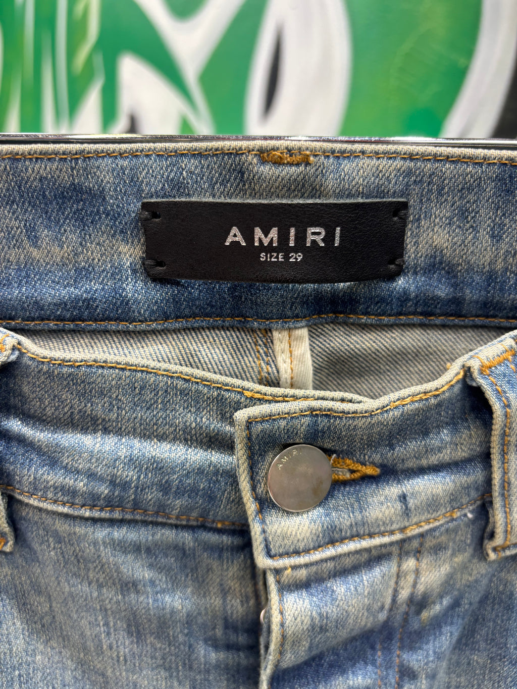Amiri jeans navy patch sz 29 U