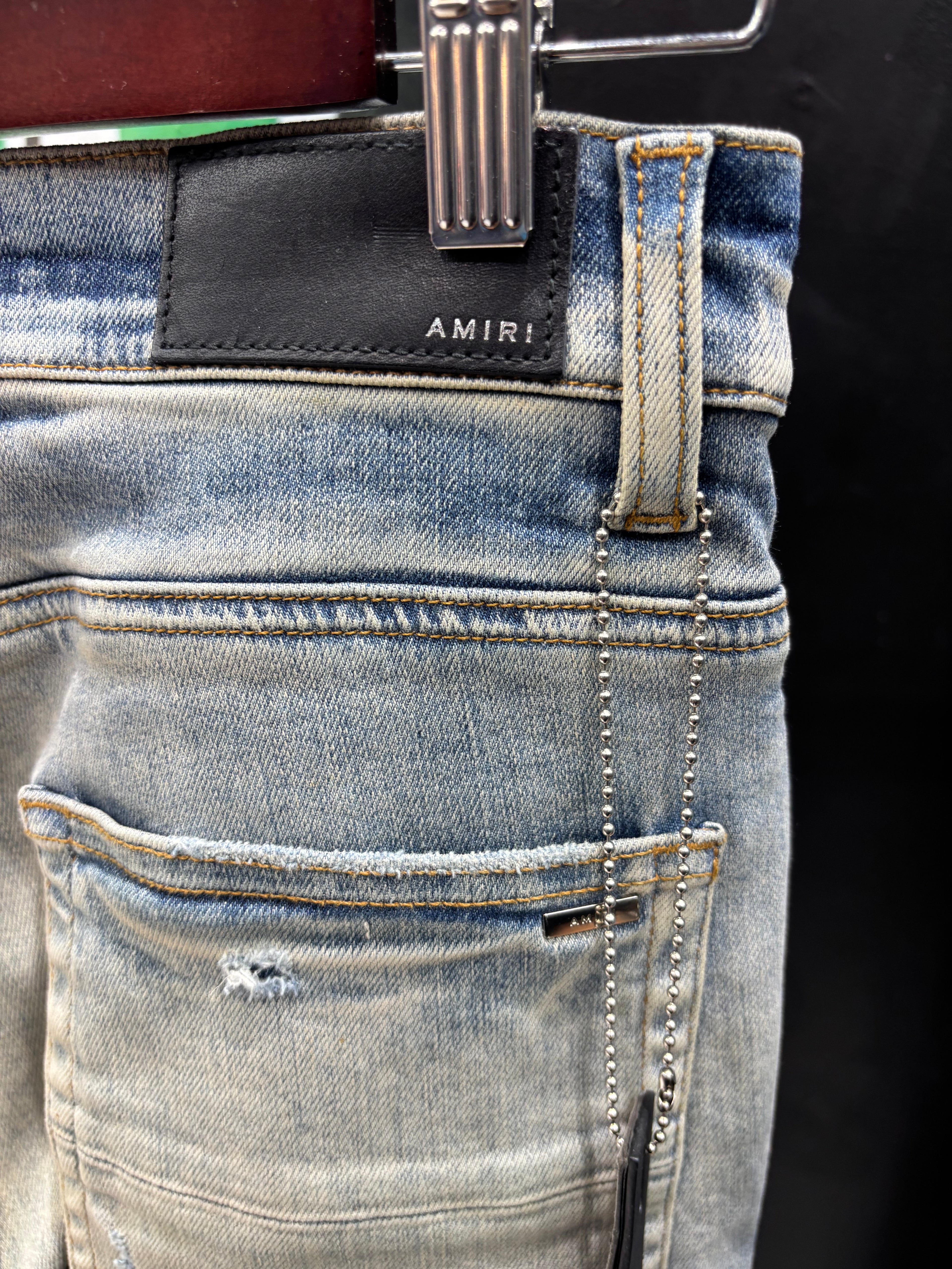 Amiri jeans tye die art patch sz 31 U