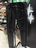 Amiri jeans wax black patch sz 36 U