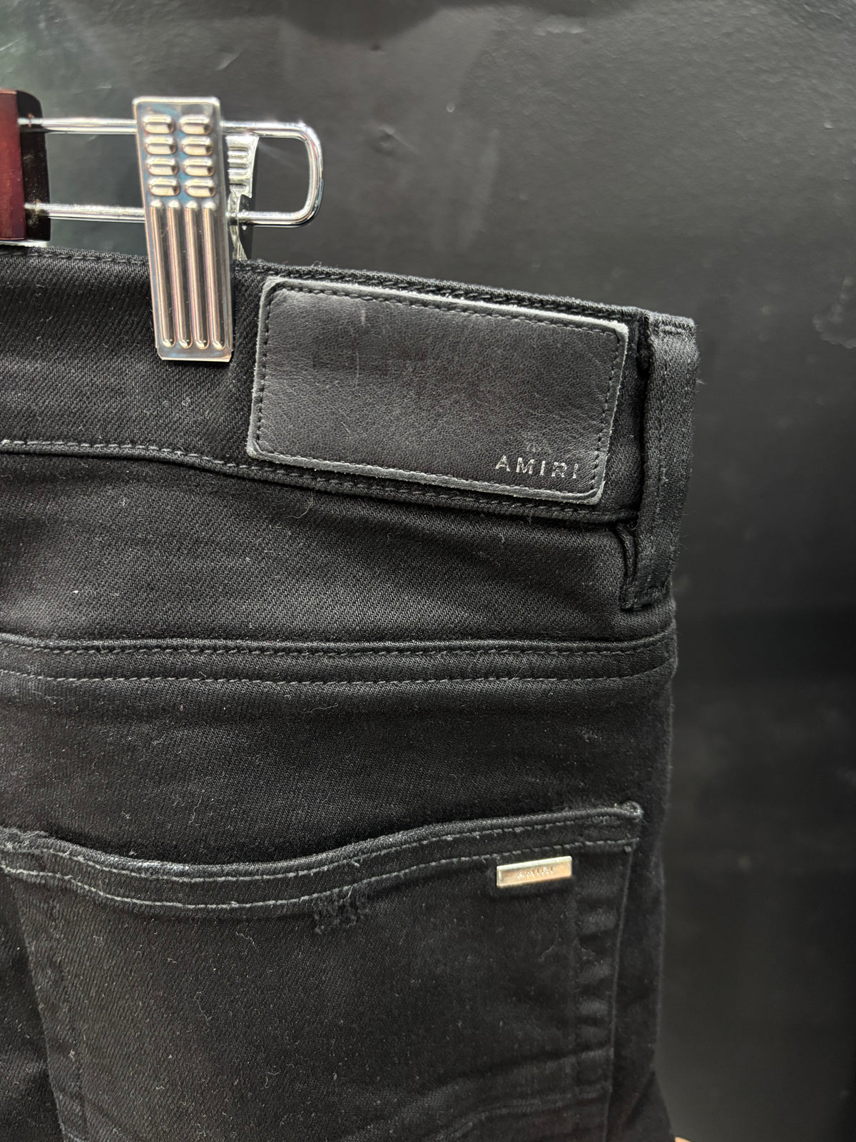 Amiri MX1 black patch sz 34 U