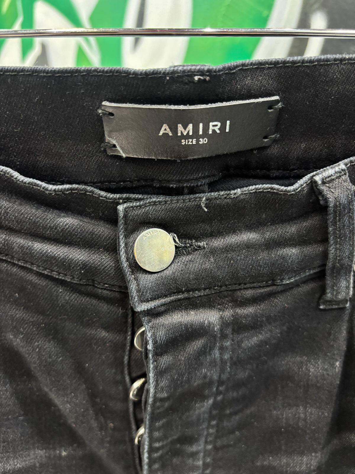 Amiri jeans MX1 pink rubble patch sz 30 U