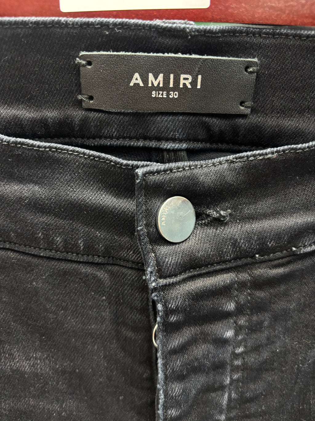 Amiri jeans MX1 brown paisley patch sz 30 U