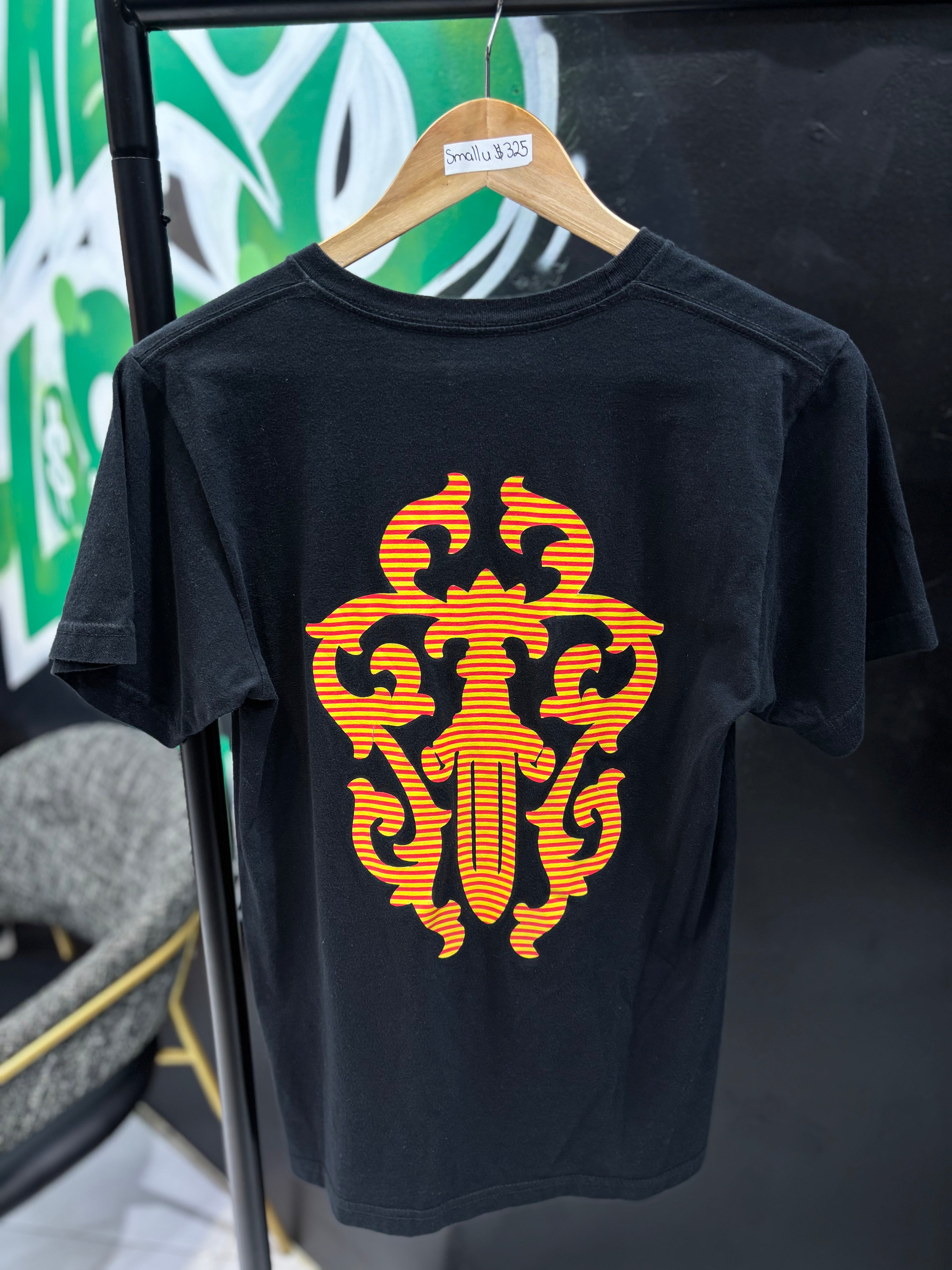 chrome heart orange hair dagger tee sz small U
