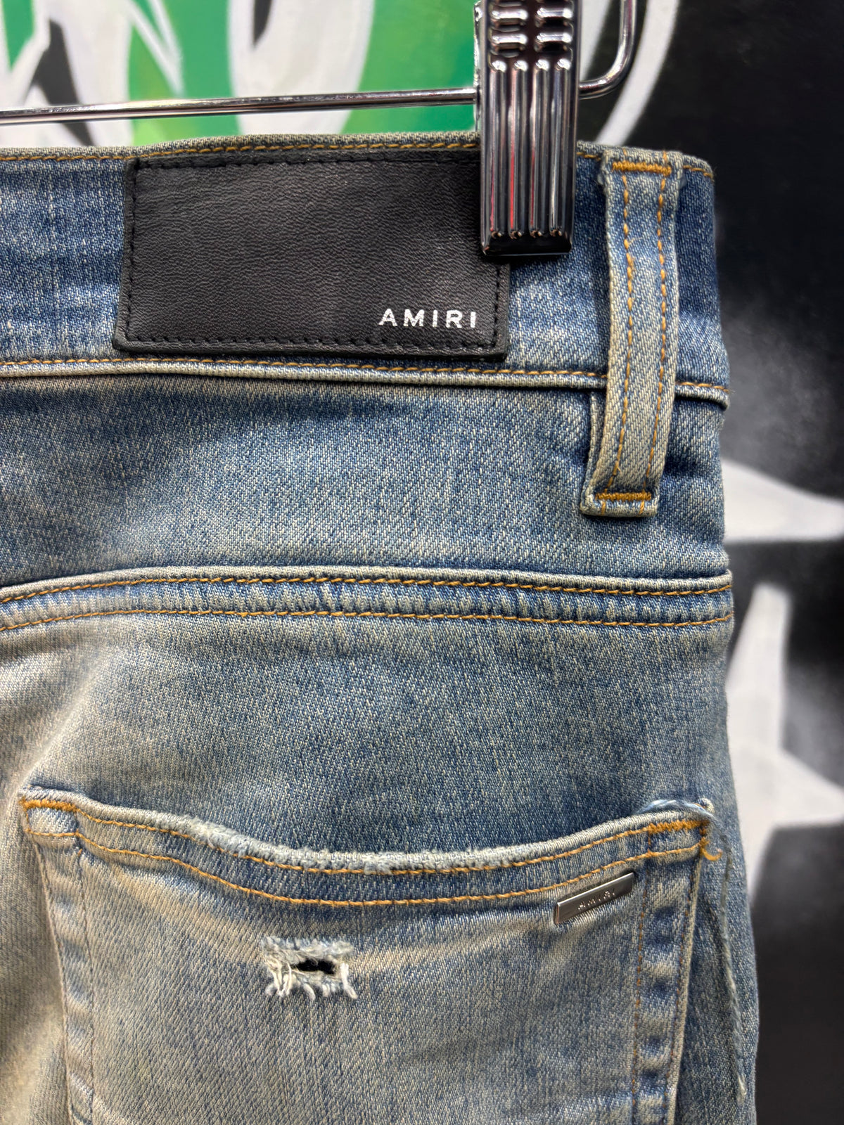 Amiri jeans navy patch sz 29 U
