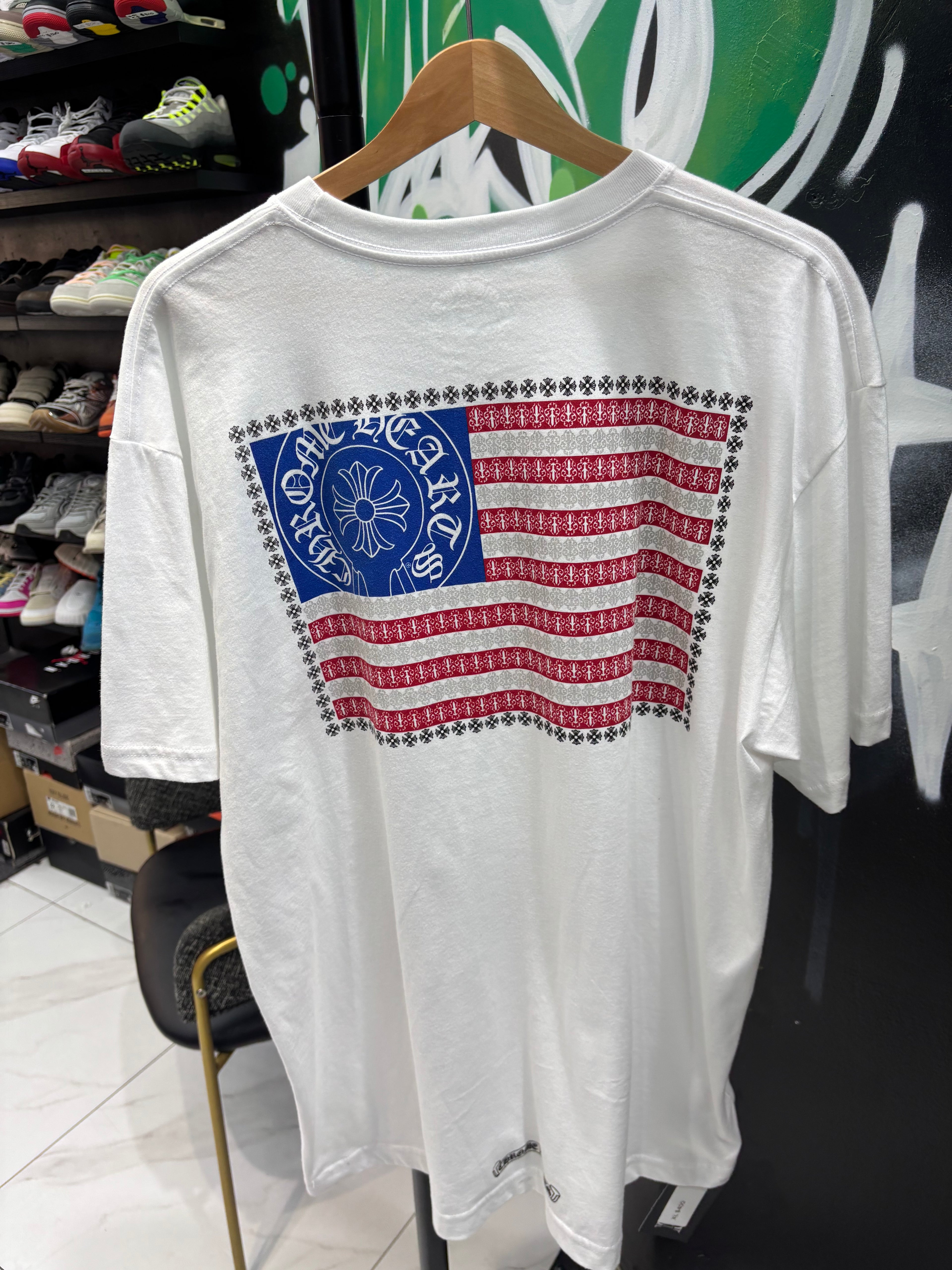 Chrome heart USA dagger tee sz XL New