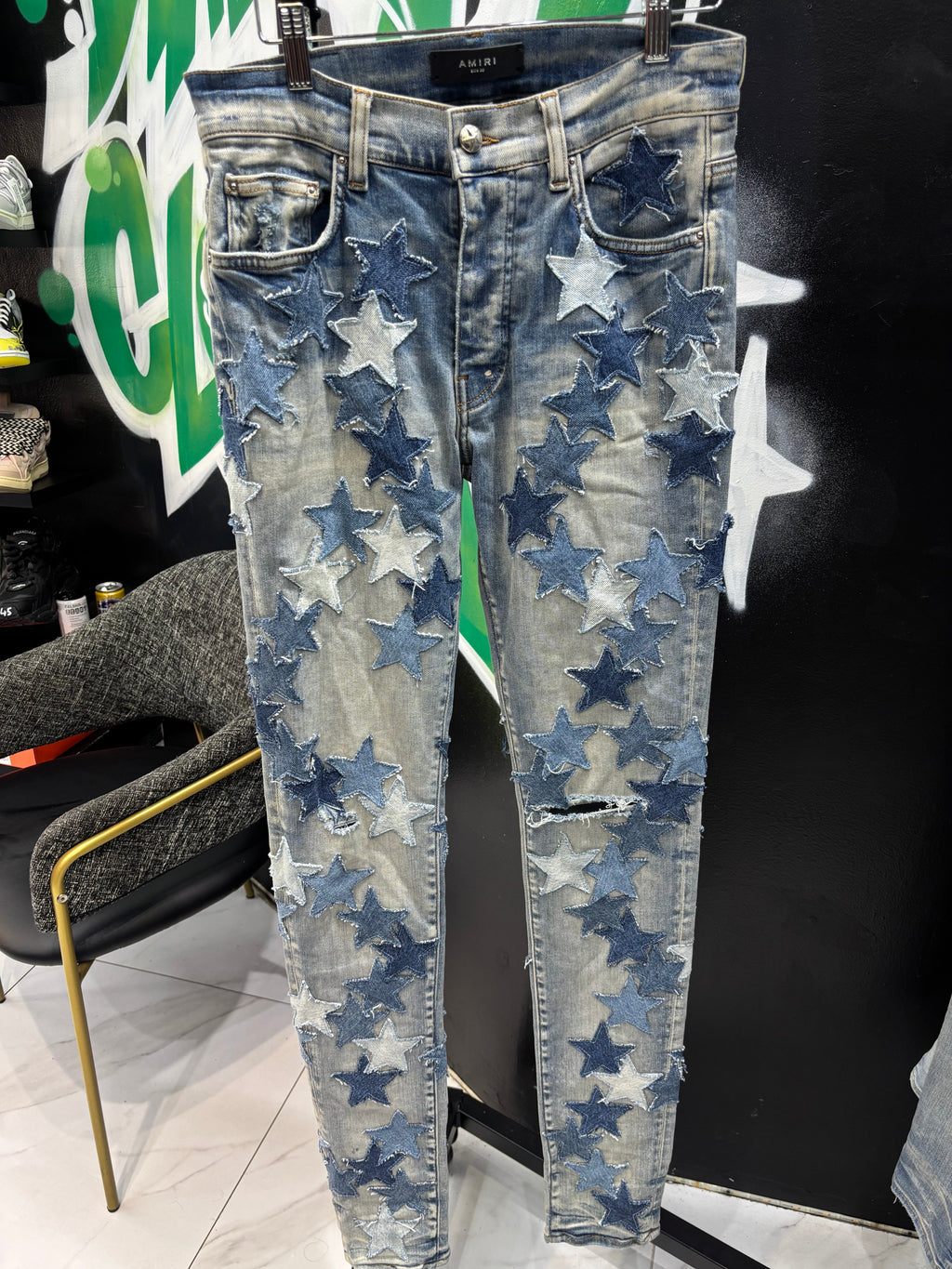 Amiri jeans chemist blue denim sz 30 U